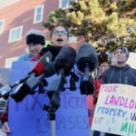 SWANSON - News conference outside Ross House organized by CCAP