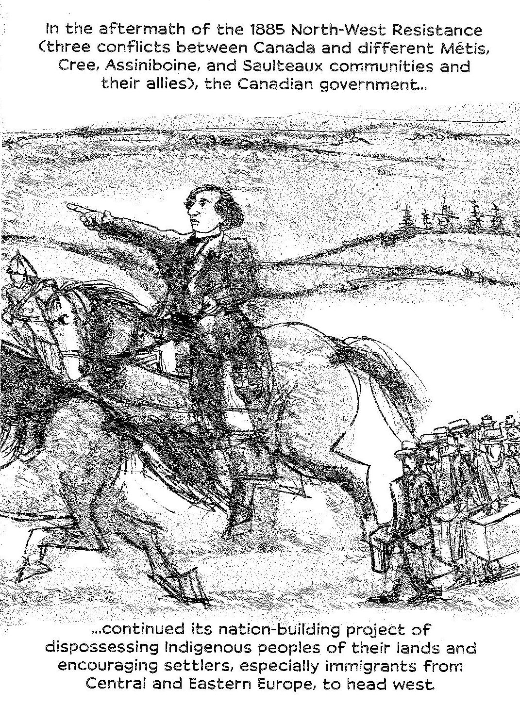 LESTER – 1919 Graphic History_JAM marching on Riel-page-001 – The Volcano